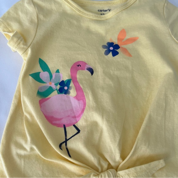 Toddler 2-Piece Flamingo Tee & Short Set - Picture 6 of 14